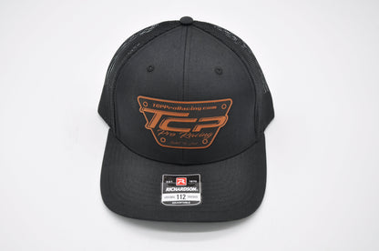 TCP Brown Leather Patch Cap