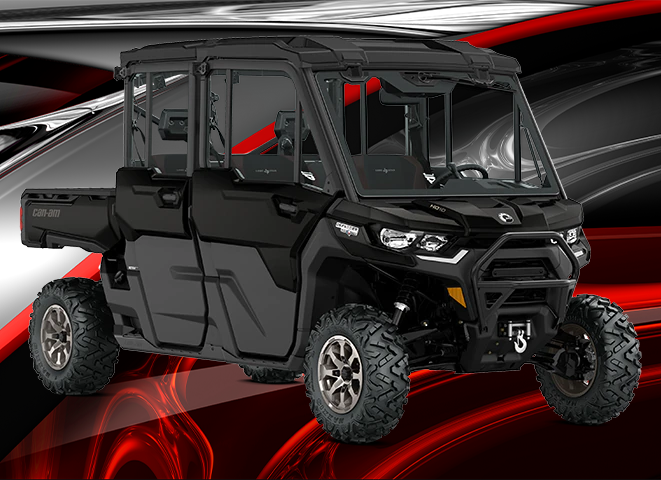 Can Am Defender Off-road UTV, Frontal and Side View 