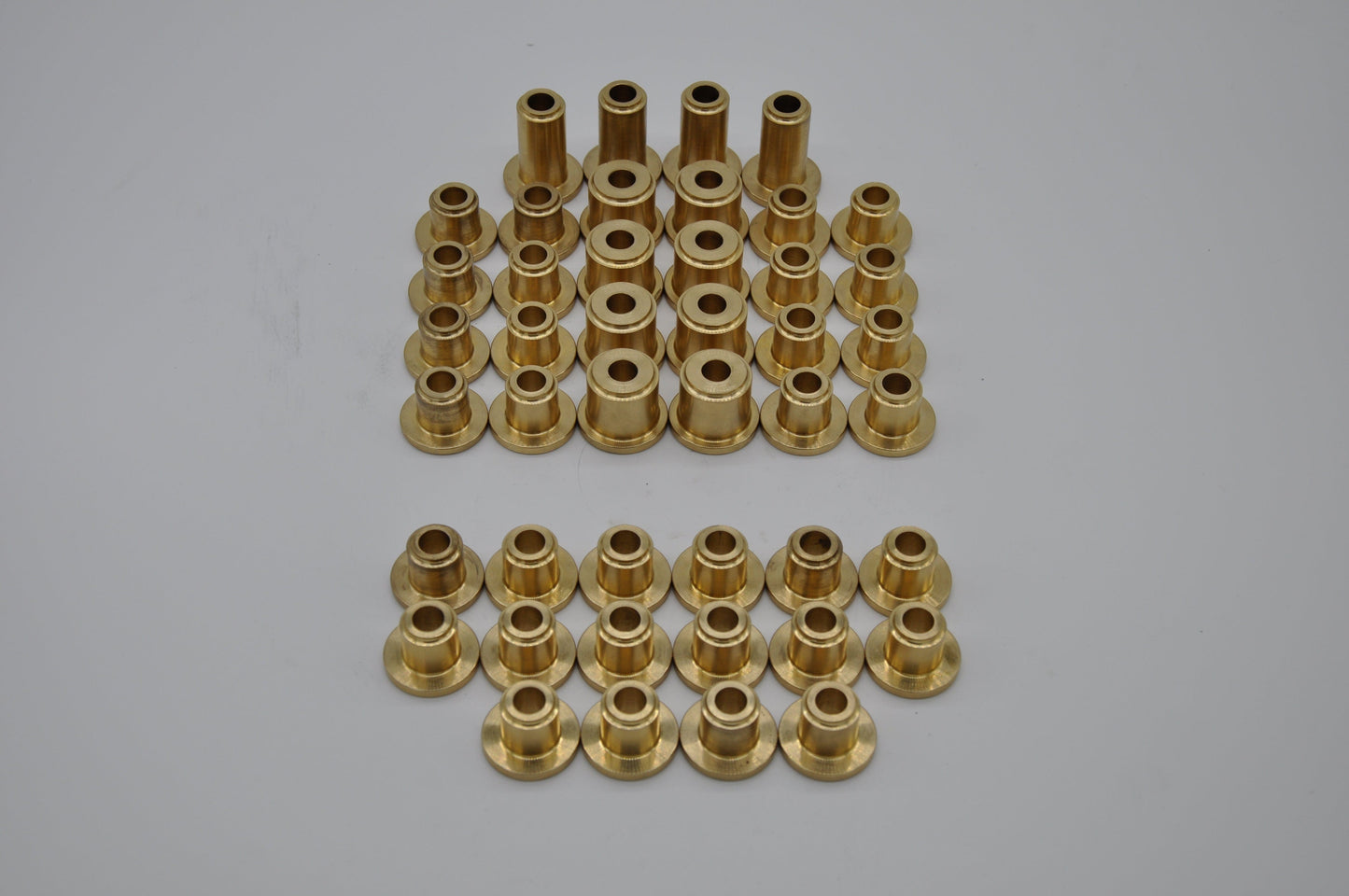 Full Brass Bushing Kit for Can Am Defender 2022+ Without Portals, Top VIew
