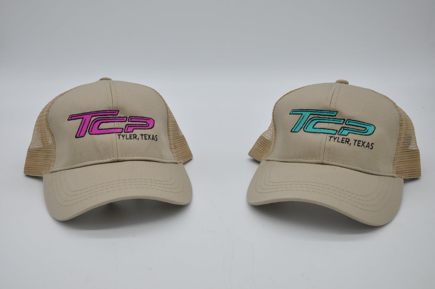 TCP Tan Ponytail Logo Hat (Tan Mesh)