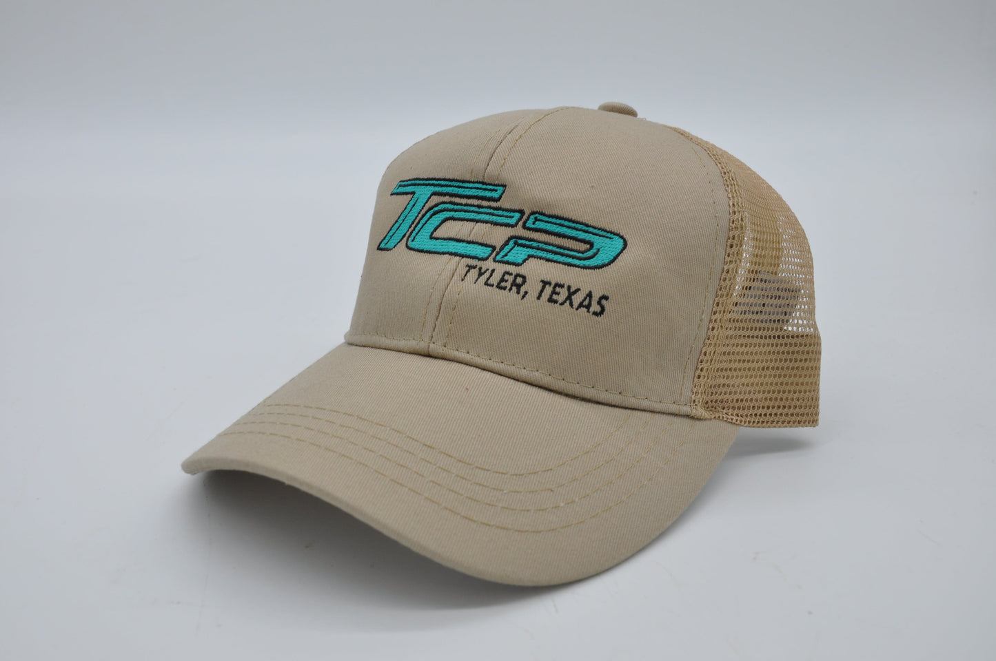 TCP Tan Ponytail Logo Hat (Tan Mesh) TCP Pro Racing Apparel