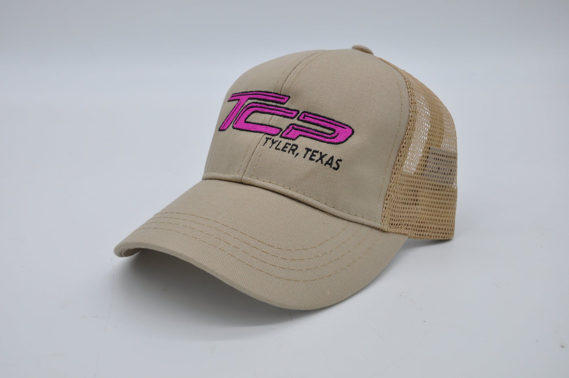 TCP Tan Ponytail Logo Hat (Tan Mesh) TCP Pro Racing Apparel