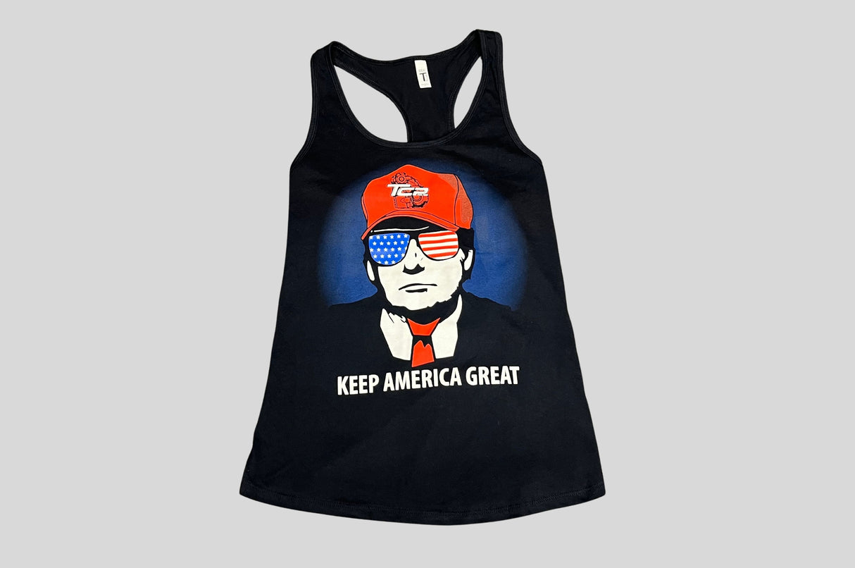 TCP Trump Women's Tanktop "Keep America Great" TCP Pro Racing Apparel