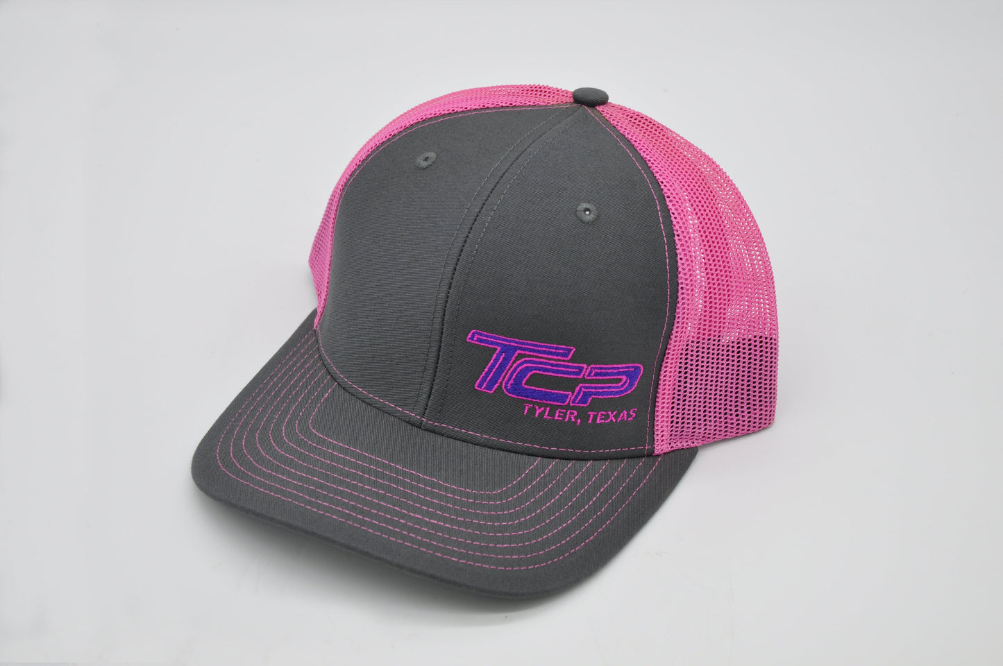 TCP Grey Hat/Cap (Pink Mesh)