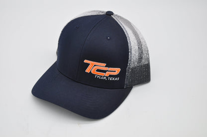 TCP Navy Hat/Cap (White Mesh)