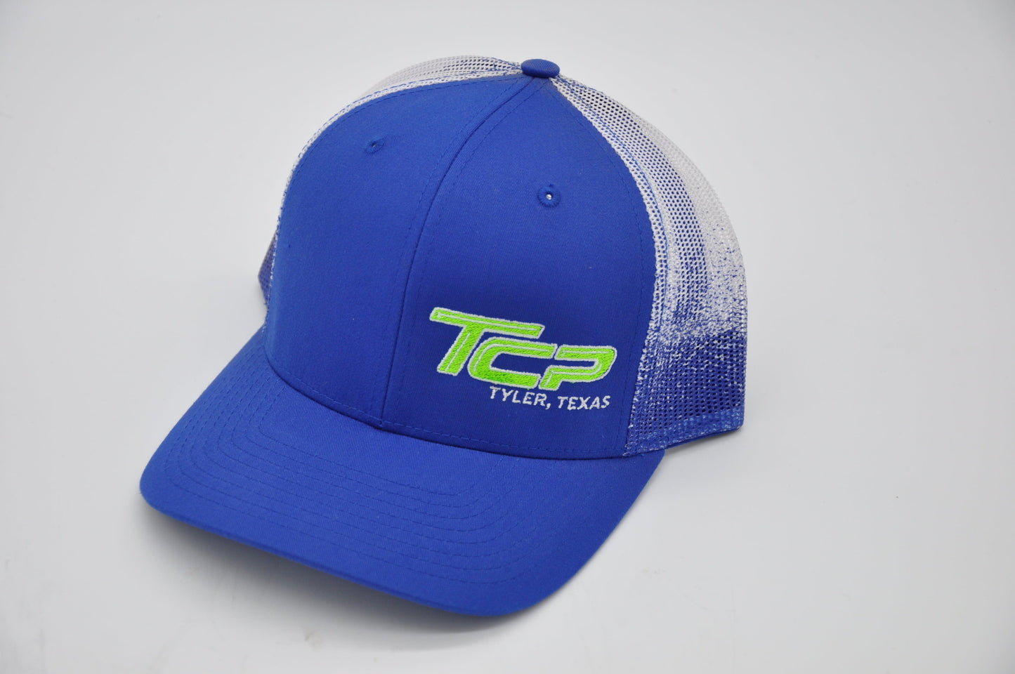 TCP Blue Hat/Cap (White Mesh)