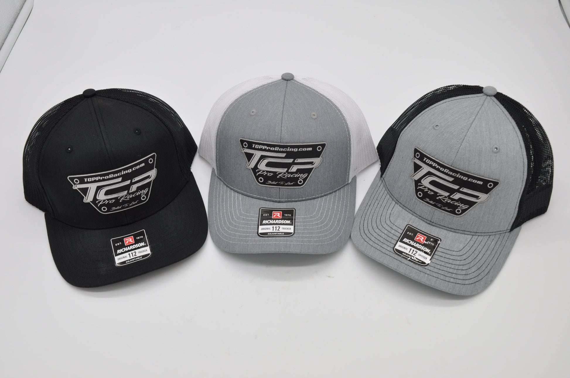 TCP Black Leather Patch Cap TCP Pro Racing Apparel