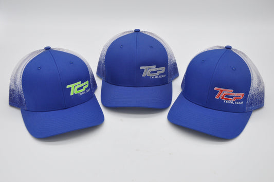 TCP Blue Hat/Cap (White Mesh) TCP Pro Racing Apparel