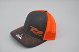 TCP Grey Hat/Cap (Neon Orange Mesh) TCP Pro Racing Apparel