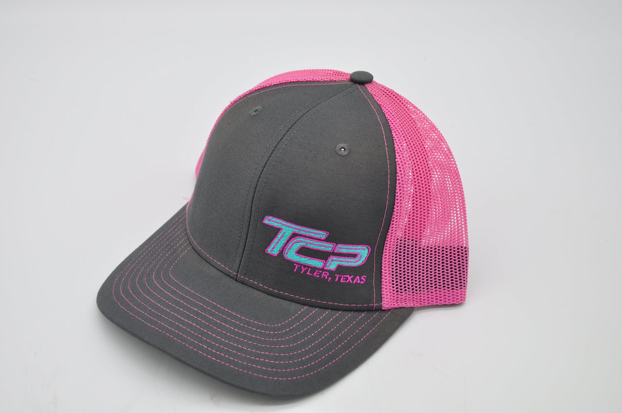 TCP Grey Hat/Cap (Pink Mesh) TCP Pro Racing Apparel