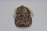 TCP Leopard Ponytail Hat/Cap (Cream Mesh) TCP Pro Racing Apparel