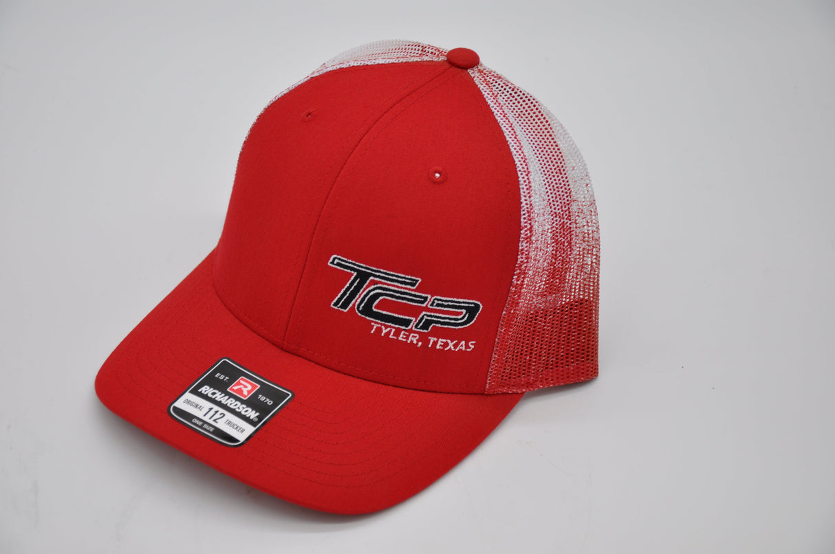 TCP Red Hat/Cap (White Mesh) TCP Pro Racing Apparel