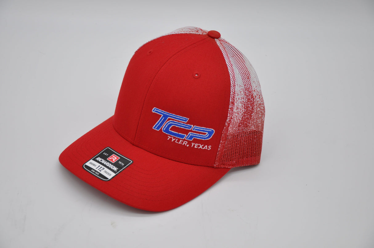 TCP Red Hat/Cap (White Mesh) TCP Pro Racing Apparel